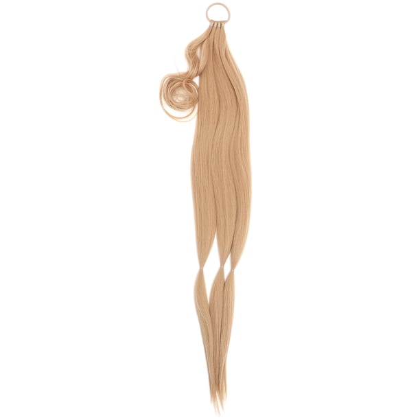 Extensión de cola larga Extensión de cabello sintético Mujeres Cabello trenzado