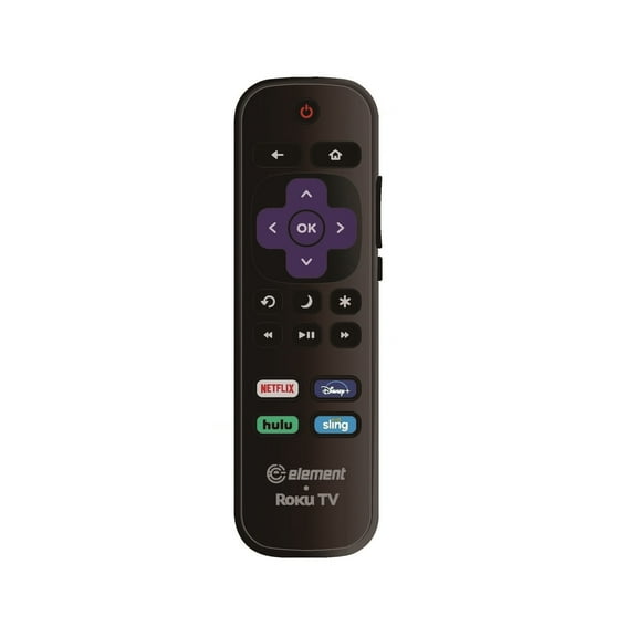 OEM Replacement Remote Control Compatible with All Element Roku TV Smart 4K Ultra HDTV 【Only Works with Element Roku TV, Not for Roku Stick and Roku Box】 (Netflix/Disney Plus/Hulu/Sling)
