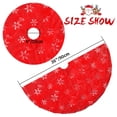 thumbnail image 3 of Falda para árbol de Navidad TOBEHIGER, color rojo, 90 cm de diámetro, 3 of 7