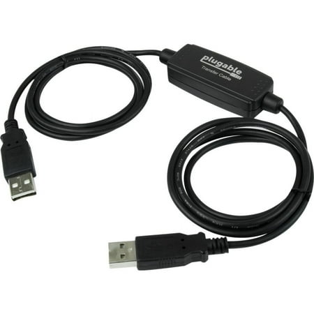 Plugable USB Transfer Cable  Unlimited Use  Transfer Data Between 2 Windows PC s  Compatible with Windows 11  10  7  XP  Bravura Easy Computer Sync Software Included price history on PriceWatchPro
