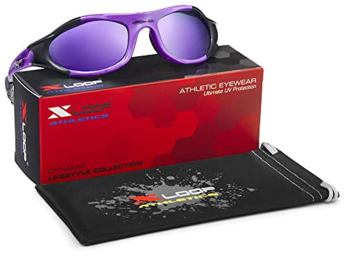 Boy`s Polarized Sunglasses Great for Baseball & Cycling Lightweight Frame 