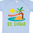 thumbnail image 4 of Inktastic I Love St Lucia Boys or Girls Baby Bodysuit, 4 of 5