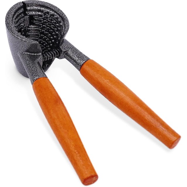 2024 Nut Crackers, Heavy Nutcracker Walnut Pecan Nut Opener Tool With Wooden Handle