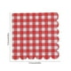 thumbnail image 3 of 20 Servilletas de Papel a Cuadros Rojos, Naranjas y Verdes de 12,4 Cm Desechables para Fiestas de Otoño | Decoración para Halloween, Acción de Gracias y Navidad | Vajilla de Otoño, 3 of 6