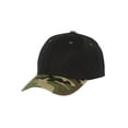 thumbnail image 1 of Two-Tone  Adjustable Baseball Cap, Black Camo, 1 of 2
