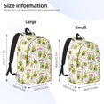 thumbnail image 4 of Rocae Avocado Work Out for Durable Canvas Backpack Leisure Large Bag Travel Rucksack Multi-function Backpack Medium, 4 of 8