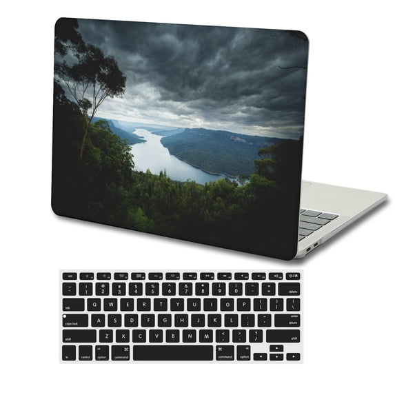 KSK KAISHEK Plastic Hard Protective Shell Case Cover for 2023/2022/2021 Rel. MacBook Pro 14" XDR Display Touch ID + Black Keyboard Cover Model: M2 A2779 & A2442 M1 Sky Series 0033