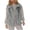 158#Gray, variant on Women Solid Lapel Fleece Vest Soft Sleeveless Zip Front Vest Everyday Casual Outer Coat with Pockets Black XL