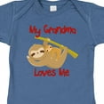 thumbnail image 4 of Inktastic My Grandma Loves Me Sloth Boys or Girls Baby Bodysuit, 4 of 5