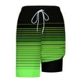 thumbnail image 4 of Pantalones Cortos para Hombre Cintura Elástica con Bolsillos, Forro de Impresión de Moda Casual para la Playa, Al Aire Libre Y el Uso Diario, 4 of 6