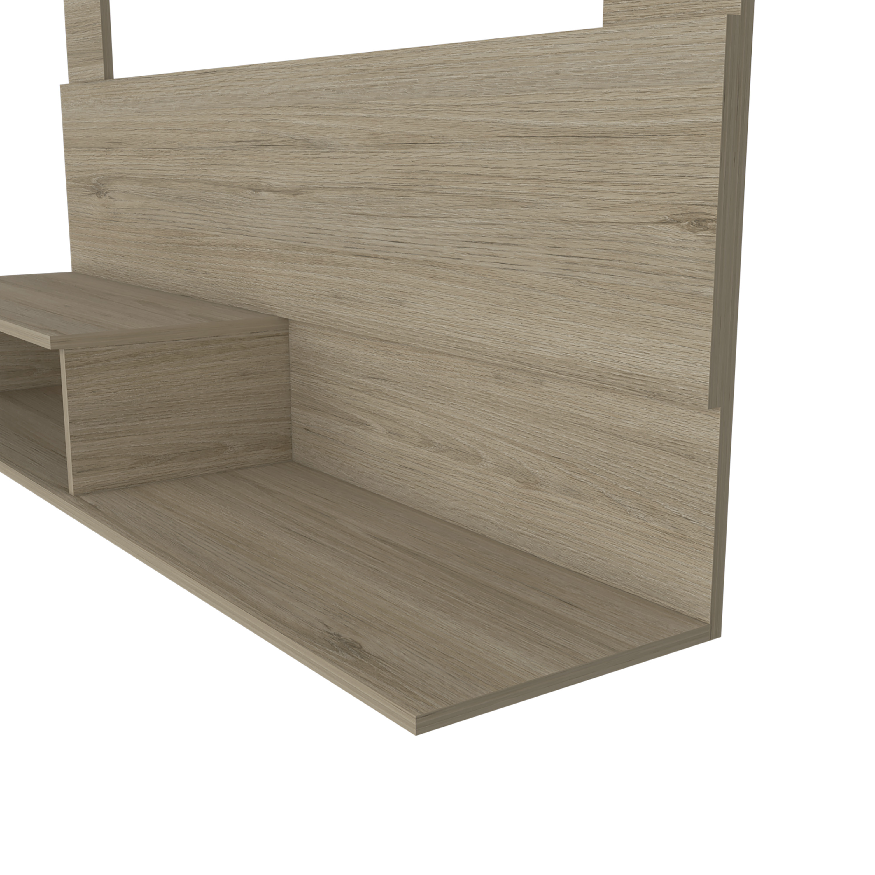 FM FURNITURE Cabos Entertainment Center Engineered Wood Light Pine