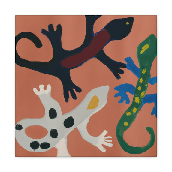 Reptilian Minimalism - Canvas