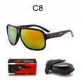 thumbnail image 1 of Gafas De Sol Carrera De Nueva Moda Para Hombres Con Estuche De PU Marco Grande Conducción Hombre Mujer Deportes Al Aire Libre, 1 of 4