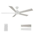 thumbnail image 2 of CARRO 60" Large ETL-certified Downrod Indoor Ceiling Fan with Remote No Light, 2 of 7