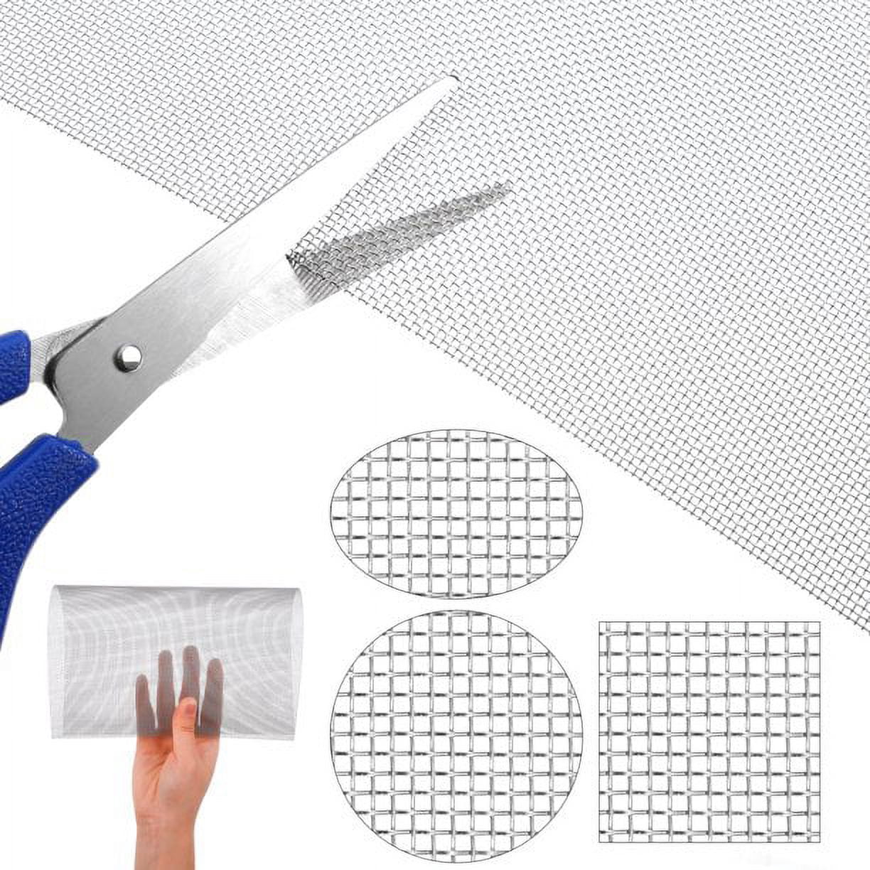 5Packs Stainless Steel Woven Wire Mesh Rodent Proof Screen Mesh for Cage Net Mesh, Cabinets Wire Mesh, Window Screen Door Mesh, 11.8 x 8.27 Inch
