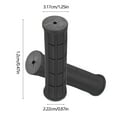thumbnail image 3 of Puños Ergonómicos de Goma para Manillar de Bicicleta - 22,2 Mm Antideslizantes | Agarre Suave y Cómodo para Bicicletas de Montaña, Carretera y Bmx | Juego de 2 (Negro | Verde Menta | Rojo | Naranja), 3 of 6