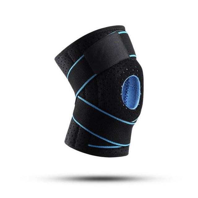 Labymos Sports Knee Brace Adjustable Knee Band Knee Protective Bandage with Spring Support