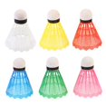 thumbnail image 4 of Raindrops 6Pcs Assorted Color Lightweight Badminton Shuttlecock Durable Outdoor Sports Equipment, 4 of 8