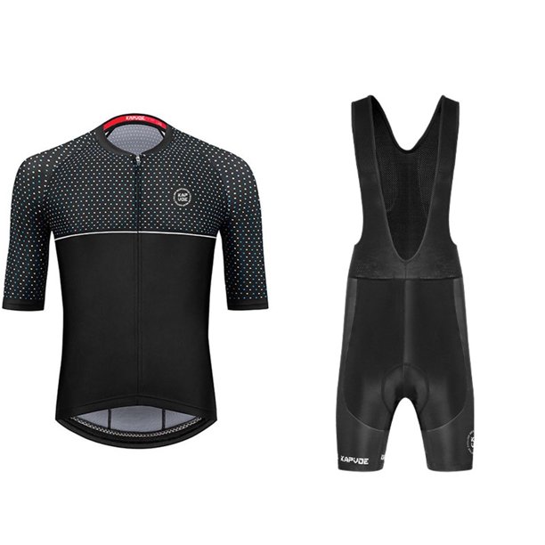WILLBEST Conjunto de Ropa Deportiva de Ciclismo de Verano para Hombre y Mujer, de Lana Cálida y Pantalones Cortos con Tirantes, de Manga Media.