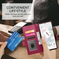 thumbnail image 2 of Designed for Google Pixel 7 Pro Wallet Case, with Card Slots Strong Magnetic Closure PU Leather Flip Fold Shockproof Kickstand Durable Purse Flip Case for Google Pixel 7 Pro - Winered, 2 of 7