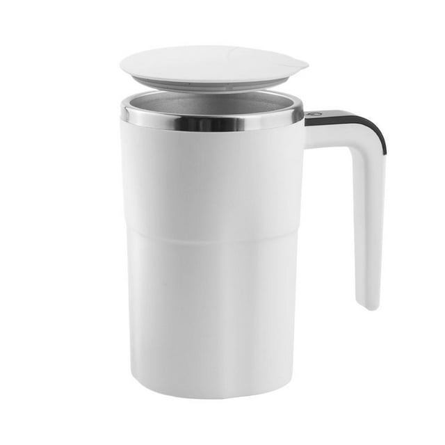 USB Rechargeable Electric Mixing Cup - Stainless Steel Portable Blender for Coffee Protein Shakes Smoothie Maker