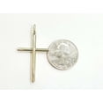 thumbnail image 4 of New 10k yellow gold hollow plain cross pendant charm fine jewelry religious 1.7g, 4 of 12