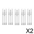 thumbnail image 1 of 2x5x Botellas De Cosméticos Portátiles Sin Aire Con Bomba Para Aceite Capilar, Gel Desinfectante De Manos Líquido, 5 Ml 2 piezas, 1 of 8