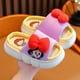 thumbnail image 3 of Zapatillas de lino para niños de primavera y otoño con diseño de animé Kawaii de Disney y Blancanieves, zapatos de suela suave para el hogar, sandalias y pantuflas, 3 of 5