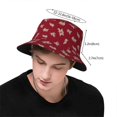 thumbnail image 3 of Cute Chihuahua Dog Pattern Hat Bucket Fisherman Hats Casual Packable Sun Beach Summer Cap For Men Women, 3 of 5