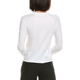 thumbnail image 2 of Helmut Lang womens  Twisted Top, s, White, 2 of 3