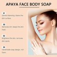 thumbnail image 3 of Papaya Soap Face & Body Wash, Skin Brightening Papaya Soap Bar, Reduce Dark Spots, Acne, Cleanse Scars & Even Skin Tone, Turmeric, Kojic Acid & Essent, 3 of 5