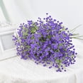 thumbnail image 2 of Happy Halloween 10 Pcs Fake Flowers Gypsophila Bouquet Fall Flowers Artificial For Decoration, Real Silk Flower For Wedding Christmas DIY Party Home Garden Offices, 2 of 7