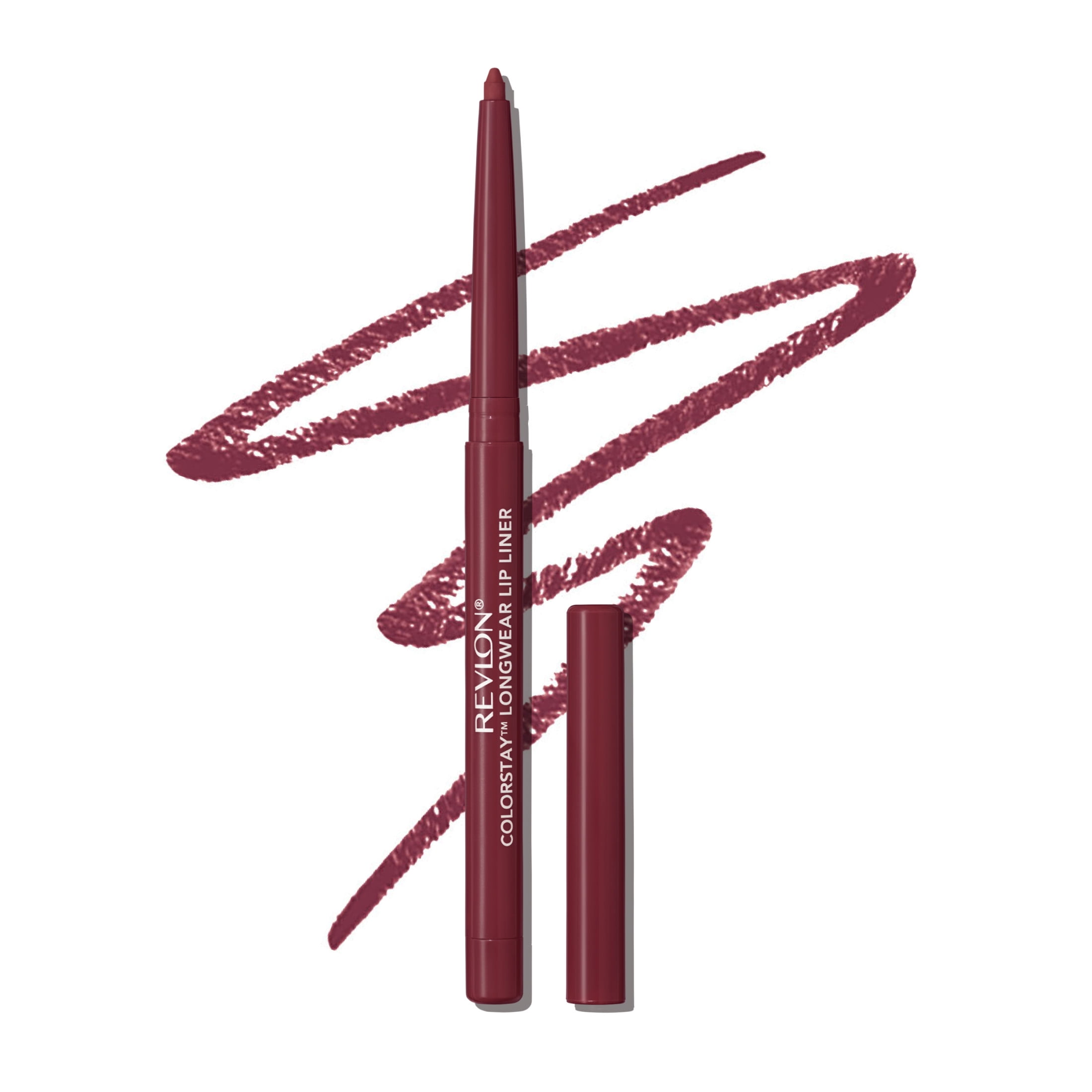 (3 pack) Revlon ColorStay Longwear Lip Liner Pencil, 665 Plum, 0.01 oz