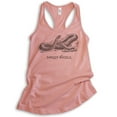 thumbnail image 1 of Danger Noodle Snake Tank Top, Ladies Racerback Tank Top, Reptile Tank, Funny Animal Pun, Animal Graphic, Desert Pink, X-Large, 1 of 3