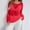 Red, variant on Women's Sheer Gradient Long Sleeve Tops Casual See Through Mesh Blouse Lightweight Pullover Layer Shirt