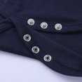 thumbnail image 6 of lkfuzj Toddler Baby Boy Outfits Cotton Cotton Summer Turndown Collar Short-sleeved Polo Shirt Romper Suit+ Shorts Gentleman Clothes 2024 Summer New Boys Formal Clothes(6-24months) Blue, 6 of 9