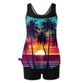 thumbnail image 6 of Levmjia Women's 2 - Piece Floral Print Tankini Set Plus Size S - 2XL Summer Swimsuit Cover Up High Waisted Bikini for Women, 6 of 6