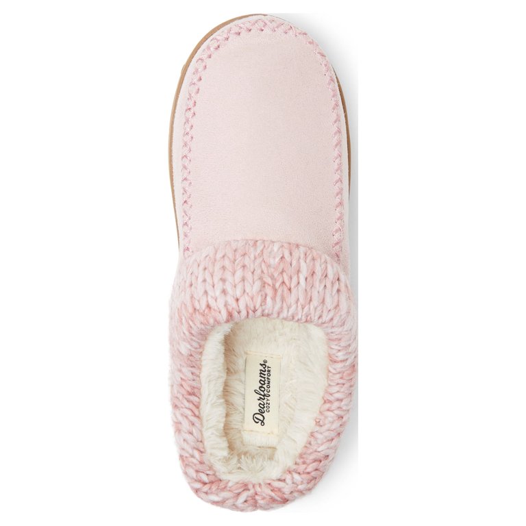 Walmart dearfoam hot sale women's slippers