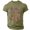 Army Green, variant on Youpwaven Punch the Monkey Men's Graphic T-Shirt, Team Punch Fun Monkey Illustration Short Sleeve Crewneck Tee, Casual Cotton Blend Sporty Top S-4XL