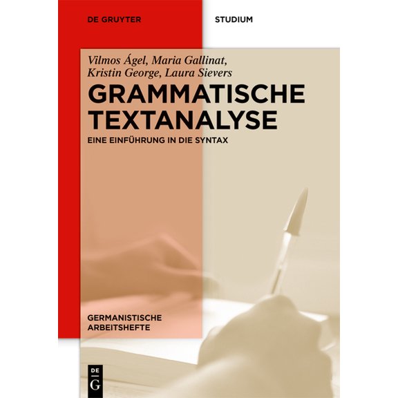 Germanistische Arbeitshefte Grammatische Textanalyse, Book 51, (Paperback)