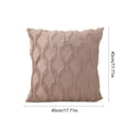 thumbnail image 2 of Kugisaki Throw Pillow Covers Soft Thicked Flocked Pillowcase Decorative Pillow Covers for Sofa Couch Bed, 2 of 6