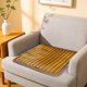 thumbnail image 4 of Cojín de asiento tejido de bambú natural – Almohadilla transpirable y fresca para sofá, silla de comedor, oficina, asiento de coche – Alfombrilla antideslizante con diseño de rejilla para faci, 4 of 6