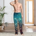 thumbnail image 2 of Sikiie Colorful Rainbow Glitter Pajama Pants Men, PJ Bottoms, Sleep & Lounge Pants-Large, 2 of 6