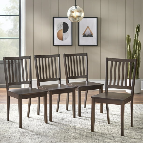 Tms Shaker Dining Chair Set Of 4, Wooden Dining Room Chairs Set Of 4