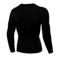 thumbnail image 3 of URMAGIC Men's Long Sleeve Compression Shirts Basic Athletic Workout Fitness Gym Top, 3 of 9