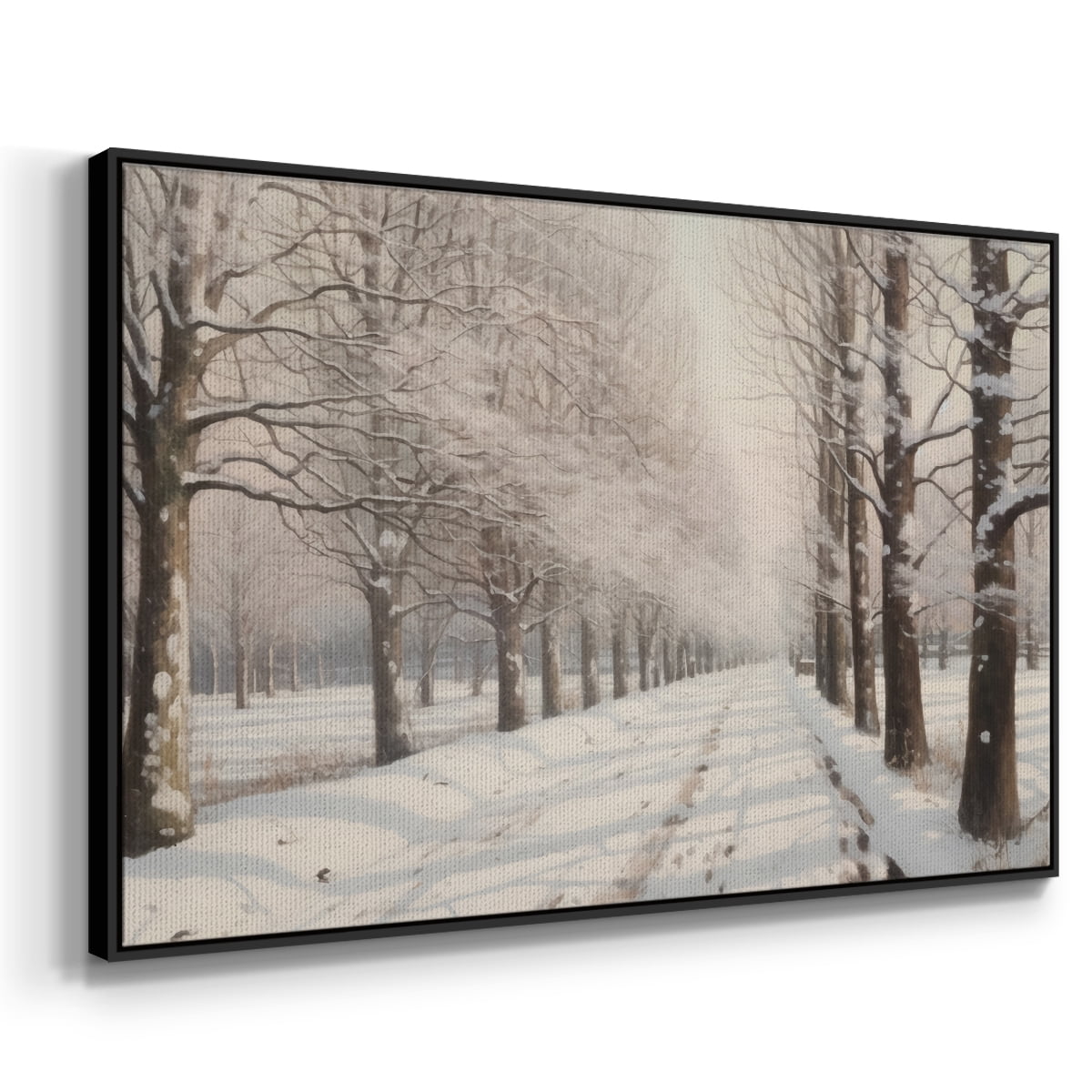Vintage Landscape-XIII By Wexford Home Framed in Black Wood Gallery Wrapped Canvas 17 in. x 25 in.