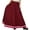 Maroon, variant on Bimba Women Long Boho Maxi Skirt Cotton Flared A-Line Skirts With Drawstring Waist
