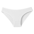 thumbnail image 3 of Lunuaoe Women's Ribbed Cotton Briefs, Mid-Low Waist Threaded Panties, Soft Breathable Everyday Underwear, 3 of 8