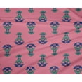 thumbnail image 4 of oneOone Tissu Polyester Lycra Imprimé Feuilles & Floral pour Couture BTY 56 Pouces de Large, 4 of 4