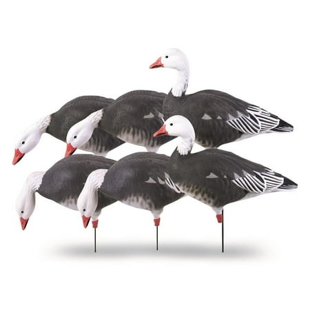 GHG Decoy Systems Pro-Grade Full Body Blue Goose Harvester Pack - 6 Pack